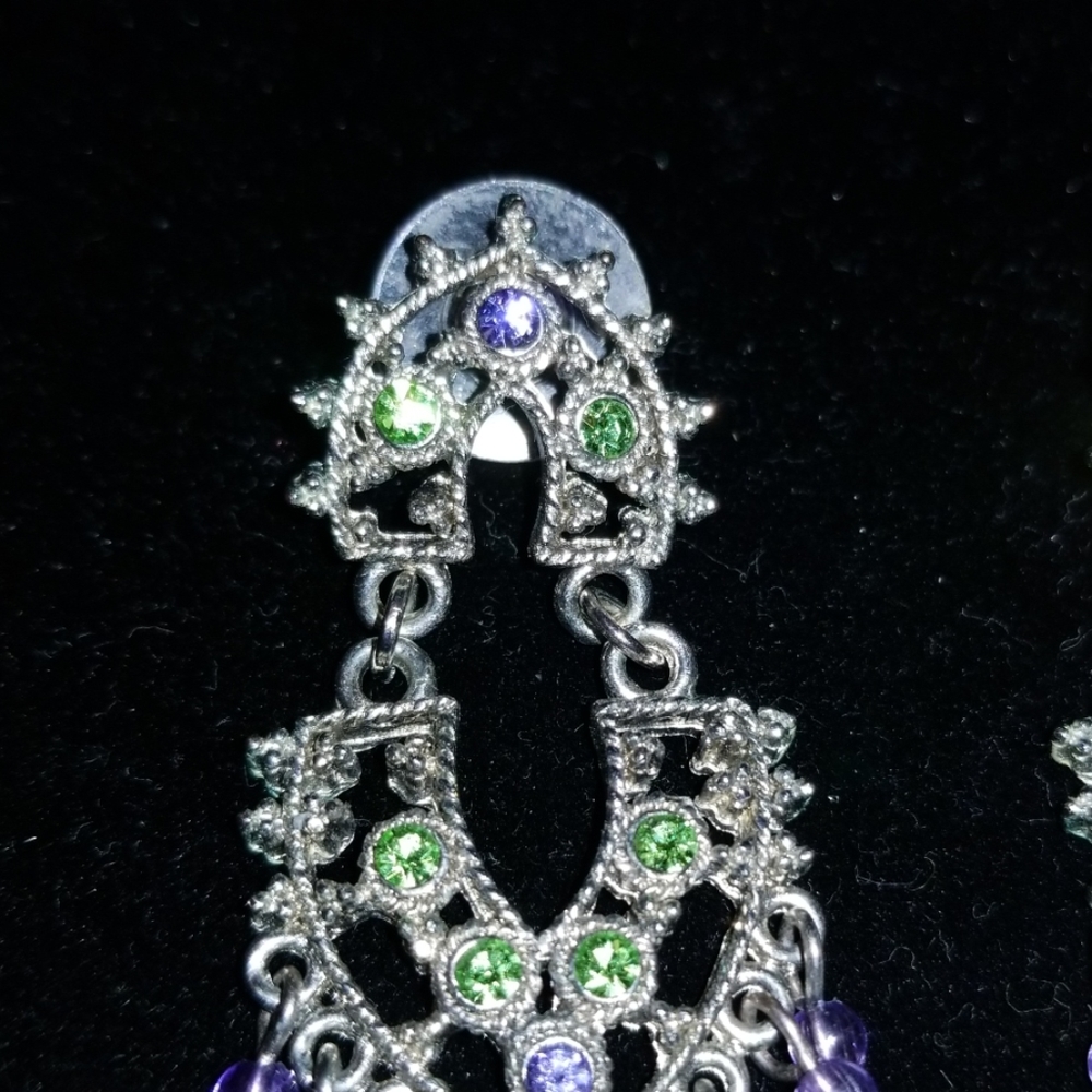Stunning Statement Earrings Pierced - image 3